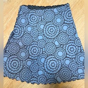 Medium Haystacks textured/stretchy blue skirt